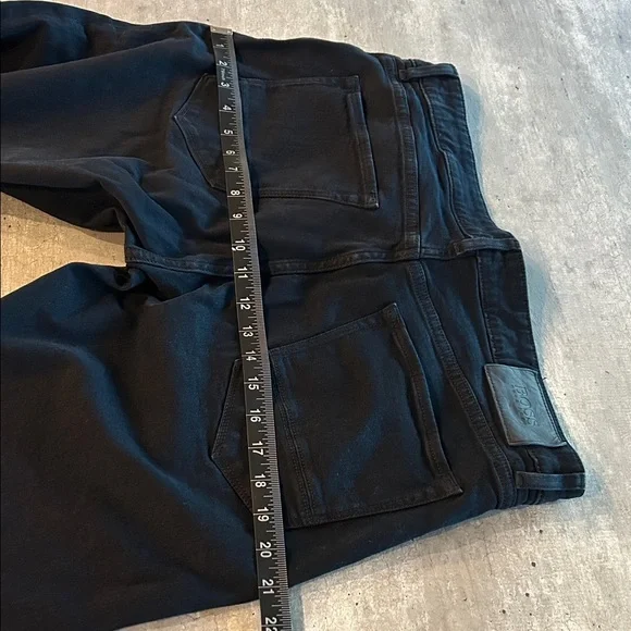 Hugo Boss Cashmere-Touch Denim Men's Black Jeans - Picture 10 of 14